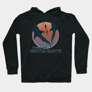 I swam with gentle giants Hoodie